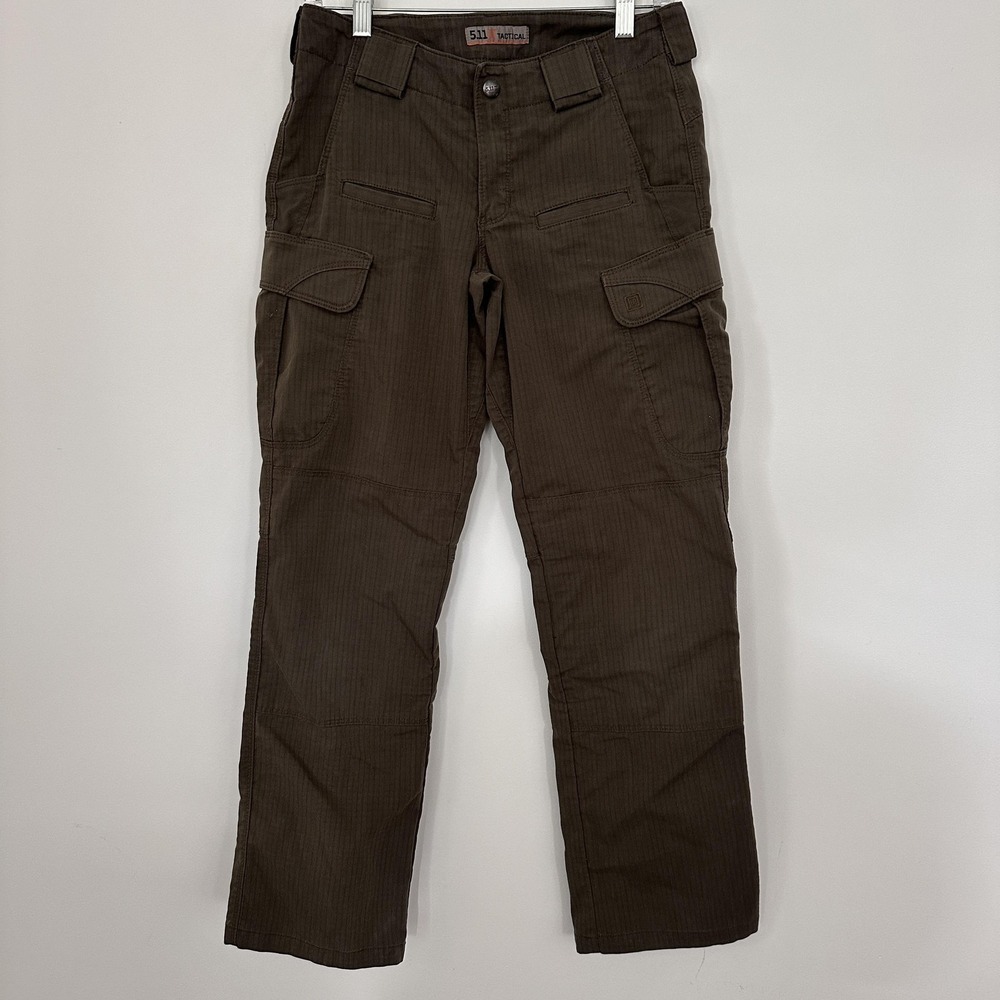5.11 Tactical Pants Womens 4 Brown‎ Ripstop Cargo Utility Outdoor Workwear